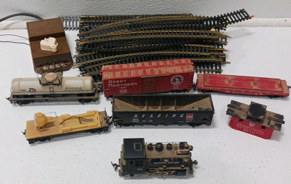 Vintage Model Train With Tracks