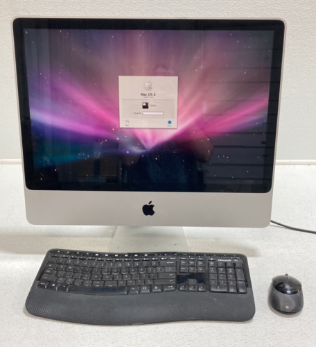 iMac OS X Desktop w/ Microsoft Keyboard and Mouse