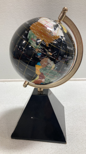 Tabletop Gemstone Globe