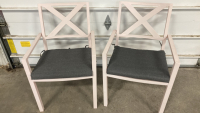 (2) Metal Patio Chairs