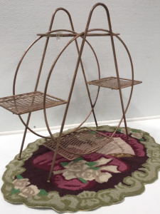 (1) 24” Plant Stand (1) 22”x30” Rug