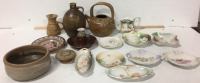 (6) Decorative Plates-(2) Butter Trays-And More