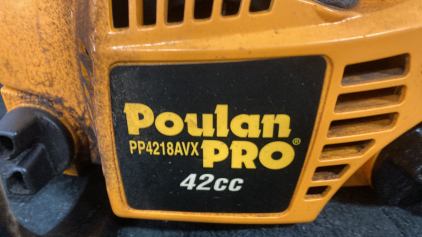 Poulan Pro Chainsaw With Case Good Compression Please Inspect