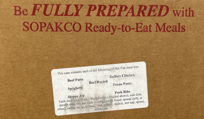 Unopened Sure-Pak Ready to Eat Meals Please Inspect