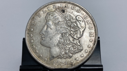 1921 Morgan Silver Dollar— Verified Authentic