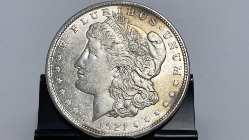 1921 Morgan Silver Dollar— Verified Authentic