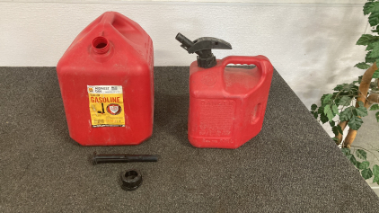 Gas Cans One Is 2Gal One Is 5Gal Please Inspect