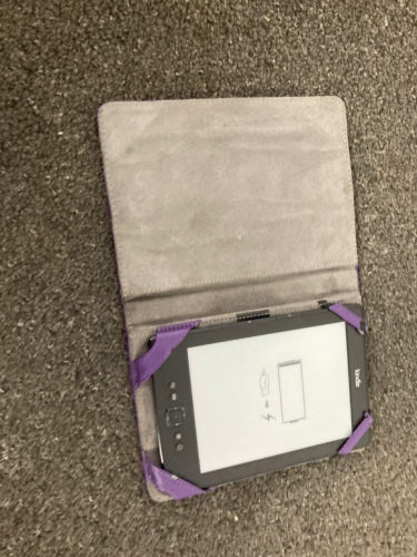 Kindle with case