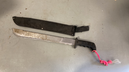 Machete With Sheath