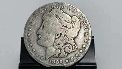 1889 Morgan Silver Dollar— Verified Authentic