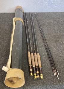 Pflueger Fishing Poles 4 Complete No Reels Please Inspect