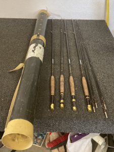 Pflueger Fishing Rods 4 Complete No Reels Please Inspect