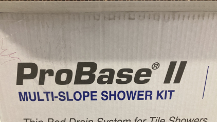 ProBase Multi-Slope Shower Kit Like New Still Has Box Please Inspect