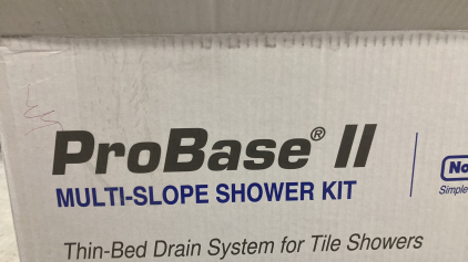 ProBase Multi-Slope Shower Kit Like New Still Has Box Please Inspect