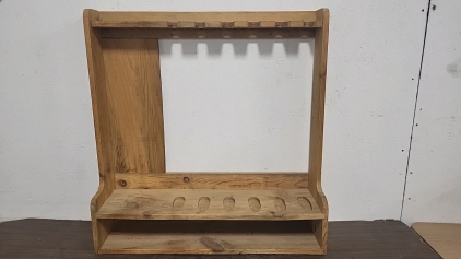 Wood Rifle Stand/Wall Display 35"×10-1/8"×36"