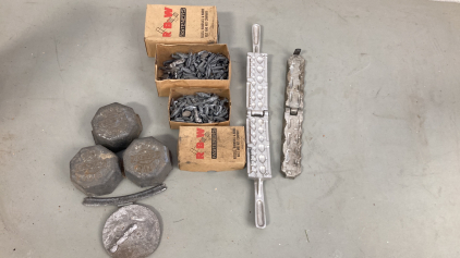 Fishing Sinker Molds and Led