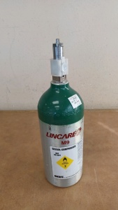 14" H Compressed Oxygen Tank