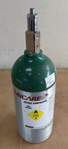 14" H Compressed Oxygen Tank