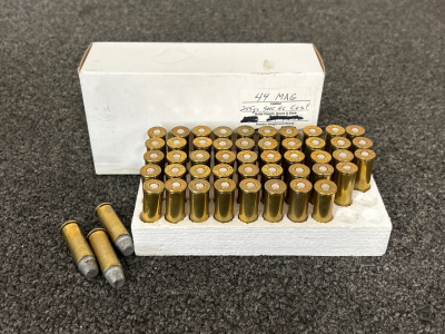 (50) Rnds Of 44 Rem Mag. 255 Gr.