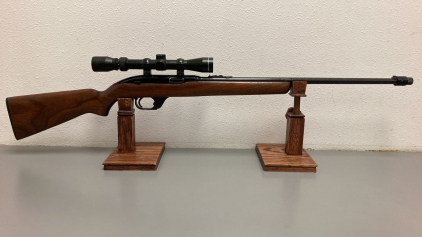 Winchester Model 77 22L Rifle With Tasco Silver Antler Scope— NVSN