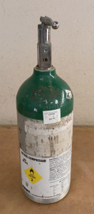 14" H Compressed Oxygen Tank