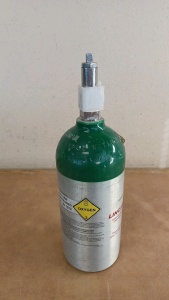 14" H Compressed Oxygen Tank