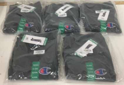 (5) Pairs Of Brand New Champion Youth Joggers Size XL (18/20)