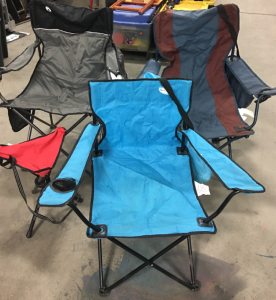 3 Camping Chairs 1 Camping Stool