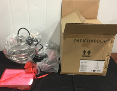 Park Harbor 10&rdquo; Currie, Nickle Mini Pendant Light Fixture (SP10)