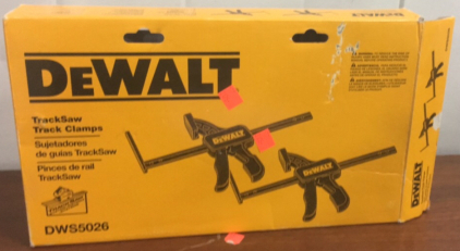 (1) DeWalt Track Saw Track Clamps