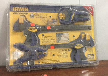Irwin Quick Grip 8 Piece Clamp Set