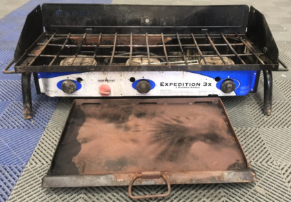 Camp Chef Expedition 3 Burner Range and Griddle