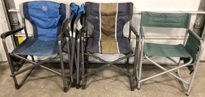 (4) Folding Lawn/Camp Chairs