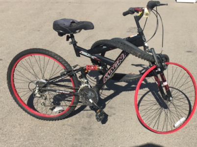 Magna Red & Black Bike