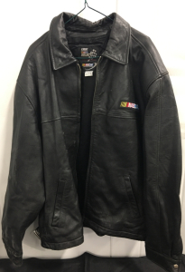 XL Exide Batteries NASCAR Select NASCAR Officially Licensed Leather Jacket