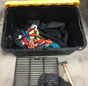 Various Camping Tools And Pieces