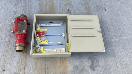 Master Meter Water Valve And Locking Key Cabinet