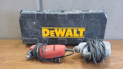 Working Bosch Roto Zip, Working Milwaukee 3/8" Reversing Drill with Dewalt Tool Storage Box