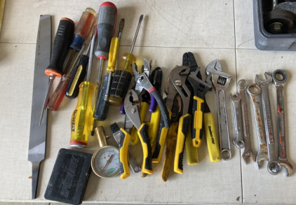 Bag of Assorted Hand Tools
