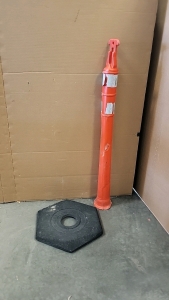 Orange Safety Post 17-1/2"&times;48"