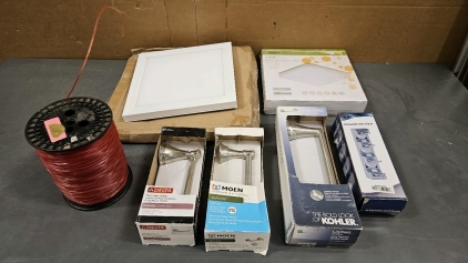 New Bathroom & Light Fixtures, Triangle Lawn Trimmer Line