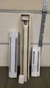 (2) Appear New Baseboard Heaters with (1) Baseboard Heater for Parts or Repair