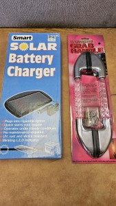 New Solar Battery Charger, New Illuminated Grab Handle