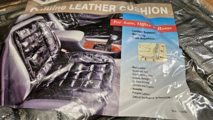 New Leather Seat Cushion w/ Lumbar Support