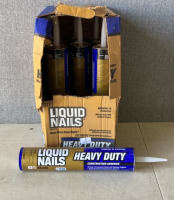 (9) Tubes of Liquid Nails Heavy Duty (28FL)