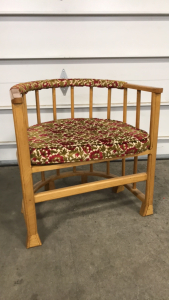 Semi Circle Wood Chair