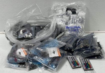 (Bulk) Microphone Covers, 10pc LED 5050 trip to strip jumper, TV Stands and More! [H]