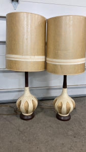 (2) Decorative Lamps w/Shades