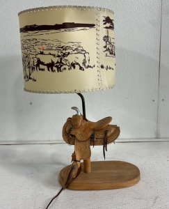 Western Themed Table Lamp