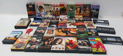 (42) VHS Movies And Shows Including Dragon Heart And Many More